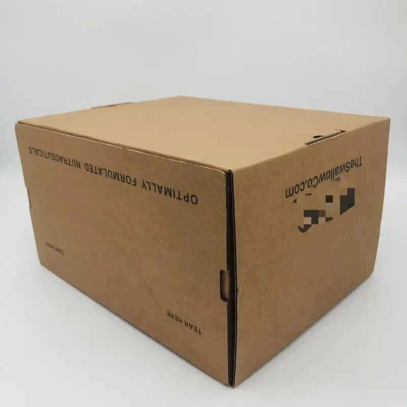 classy tear strip corrugated box